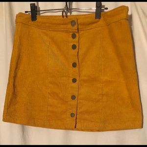 Forever 21 Size 1x corduroy mini skirt